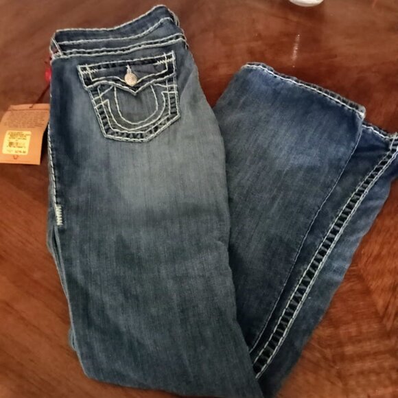 True Religion Super T Bootcut Rope Stitch Style 584T7 NWT SIZE 31 - Picture 7 of 9